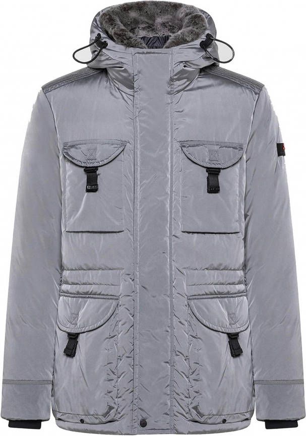 Peuterey Aiptek Urban Field Jacket met Bontlook Kraag Heren