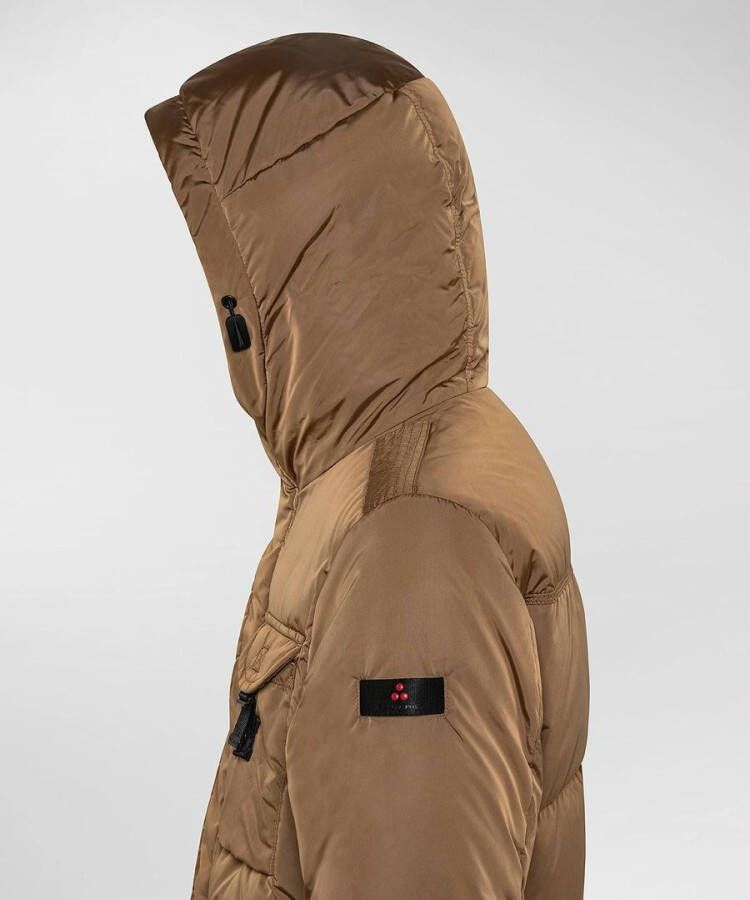 Peuterey Urban Field Jacket met bont kraag , Beige, Heren