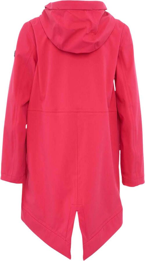 Peuterey Slikstaartparka in stretchylon , Roze, Dames
