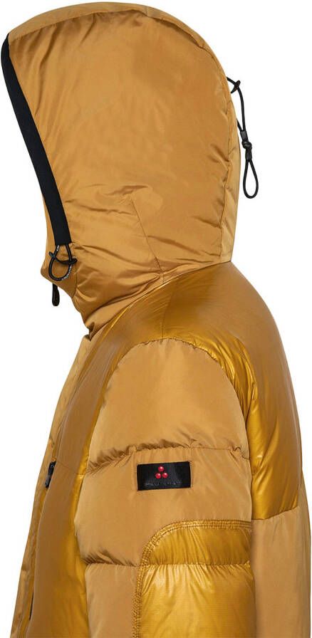 Peuterey Downbestendig en waterafstotende dubbele fabric jas , Geel, Heren