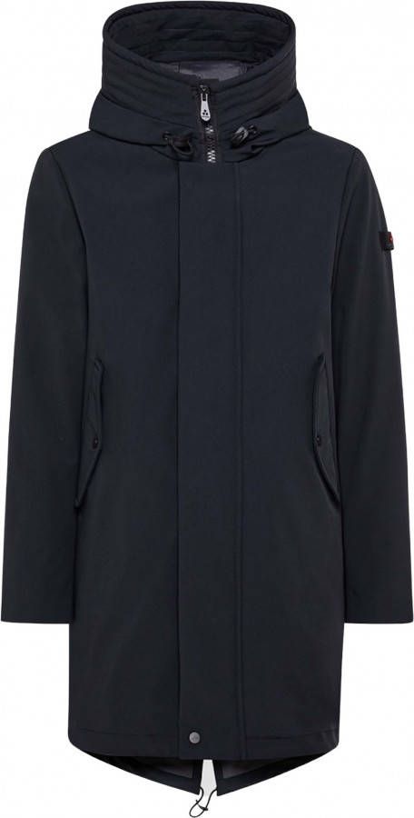 Peuterey Gladde, drievoudige Layer Parka , Zwart, Heren