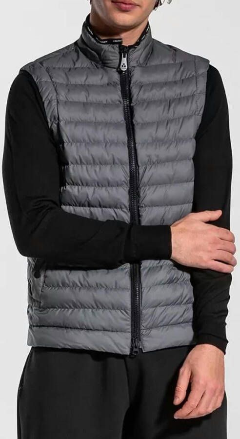 Peuterey Ultra lightweight and semi shiny vest , Grijs, Heren
