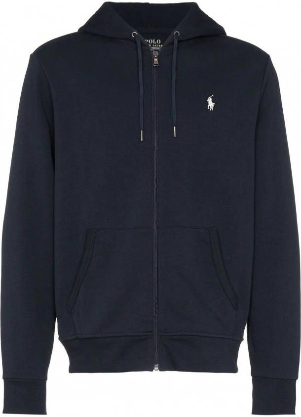 Polo Ralph Lauren Double Knit Full Zip Hoodie , Blauw, Heren