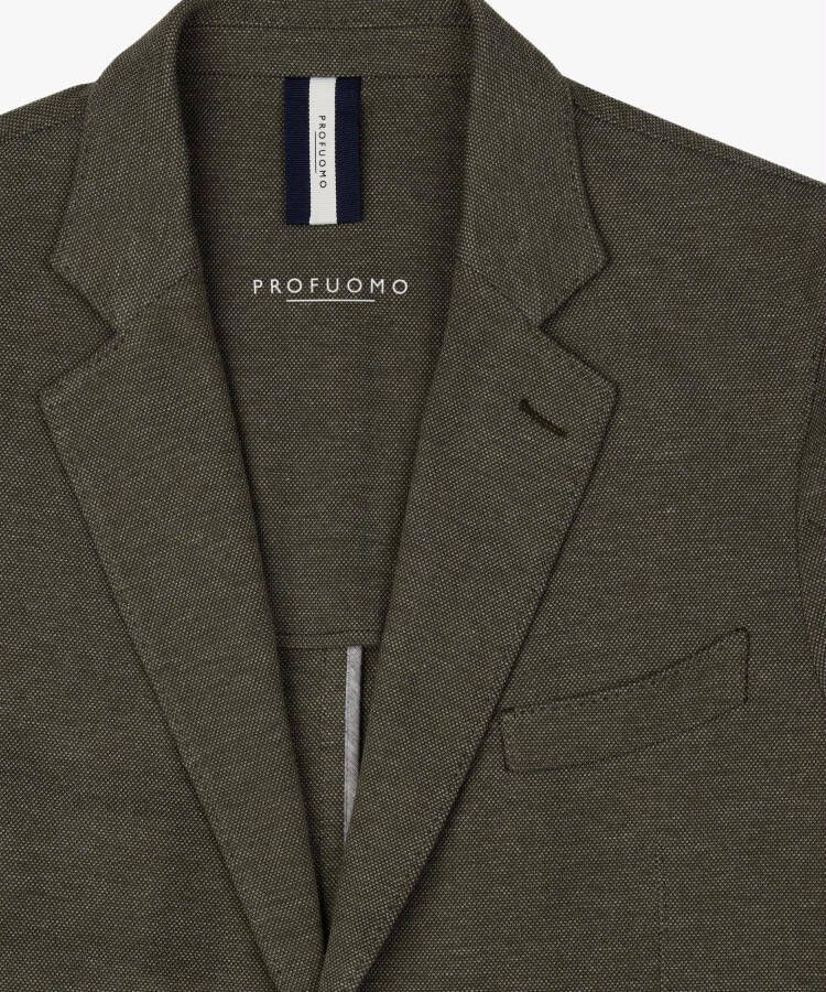 Profuomo Knitted Colbert Groen Heren