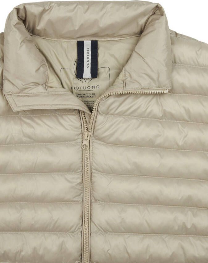 Profuomo Gewatteerd jack met donsvulling en ritszakken