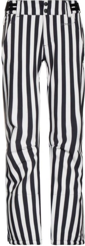 Protest softshell skibroek Angle 20 zwart/wit