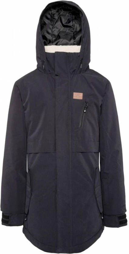 Protest ! Meisjes Ski-jas Maat 128 Zwart Polyester/polyamide