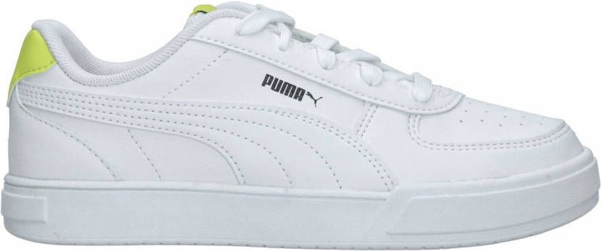 Puma caven sneakers wit/groen kinderen
