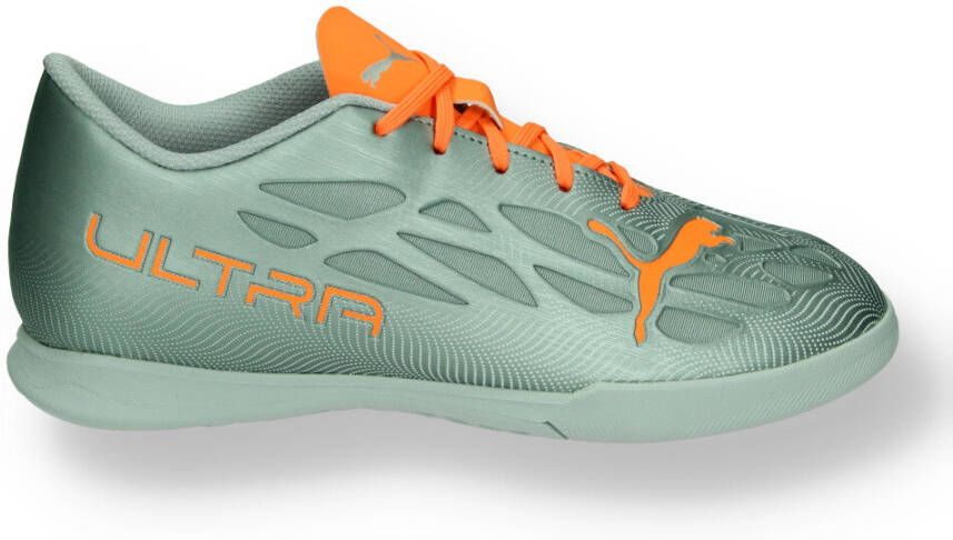PUMA Ultra 4.4 Zaalvoetbalschoenen(IN)Kids Zilver Oranje