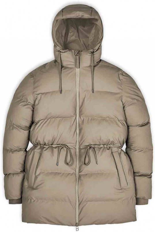 Rains Gewatteerde Jassen Beige Dames