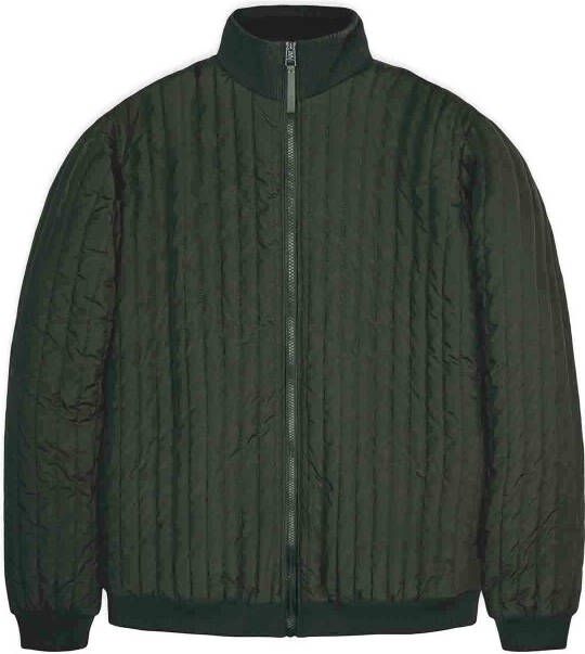 Rains Liner High Neck Jacket Green , Groen, Unisex
