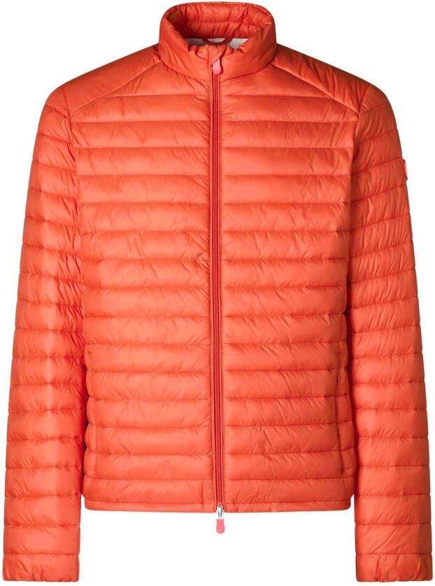 Save The Duck Alex gewatteerde jas , Oranje, Heren