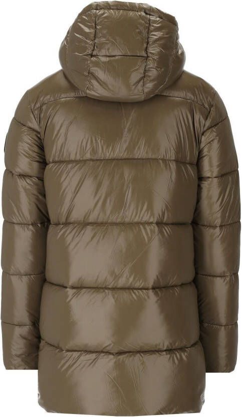 Save The Duck Bewaar de eend christelijke modder met een kap met capuchon , Bruin, Heren