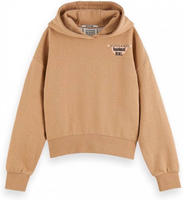 Scotch & Soda 166582 0610 scotch en soda hoodie with graphic sand melange