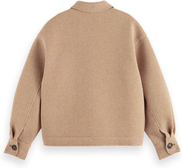 Scotch & Soda 170880 0503 scotch and soda bouclé, shirt jacket lavender