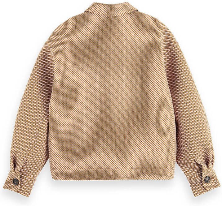 Scotch & Soda Overshirt in bouclé weefsel