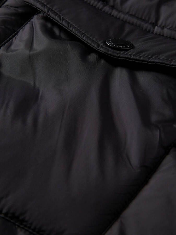 Scotch & Soda Zwarte Gewatteerde Jas Hooded Puffer Jacket
