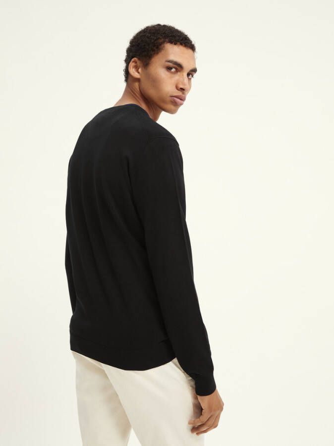 Scotch & Soda Pullover classic crewneck black(165322 0008 )