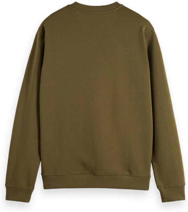 Scotch & Soda Essentials logo badge organic cotto military