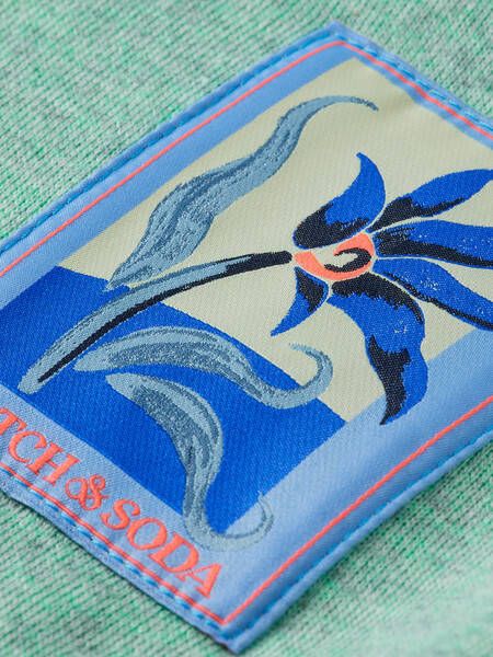 Scotch & Soda Sweater multi melange chest artwork relaxed 169921/0219