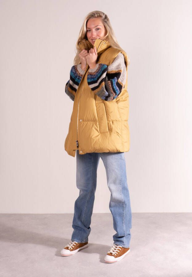 Stand Studio Bodywarmers Bruin Heren