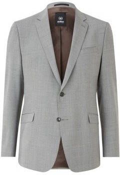 Strellson Slim fit colbert in scheerwolblend met klepzakken