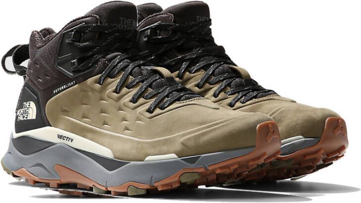 The North Face M Vectiv Exploris Mid Futurelight Leather Military Olive/TNF Black , Groen, Heren