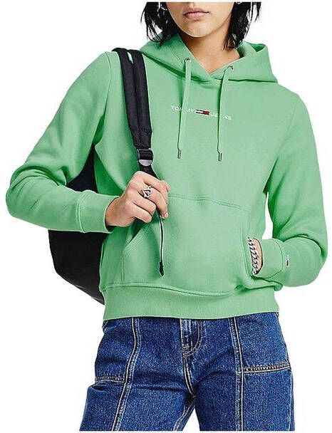 Tommy Jeans Hoodies & Sweatvesten Groen Dames