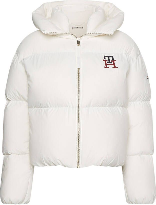 Tommy Hilfiger Puffer jack met donsvulling en ritszakken