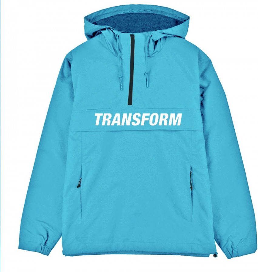 Transform Gloves The fast text windbreaker
