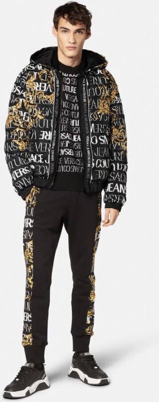 Reversible Logo jas zwart 73Gau416 Cqs39 G89 , Zwart, Heren