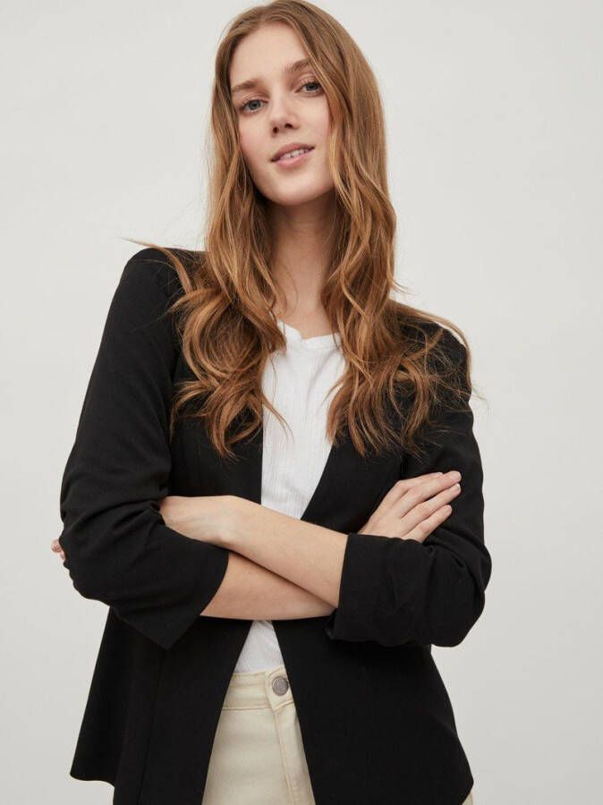 Vila Blazer 3/4 sleeved , Zwart, Dames
