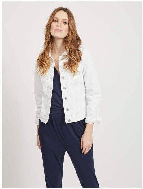 Vila Denim Jacket , Wit, Dames