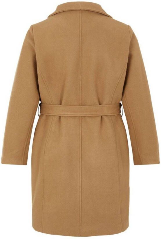 Vila Lange jas curve wolmix