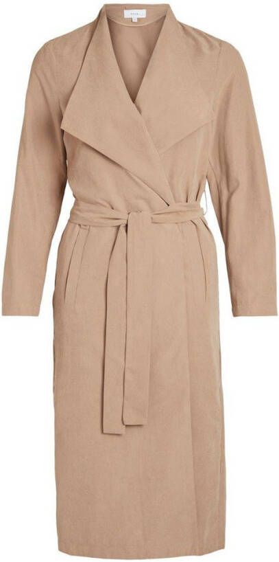 Vila Lange jas petite strikceintuur