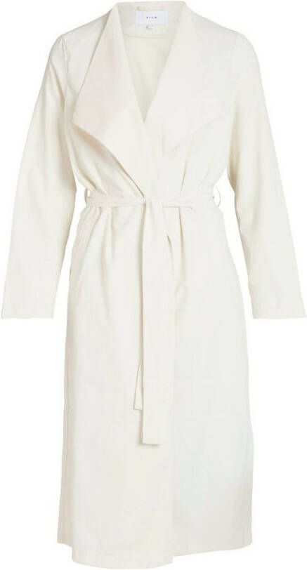 Vila Lange jas petite strikceintuur