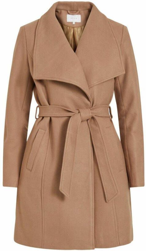 Vila Lange jas strikkoord in de taille