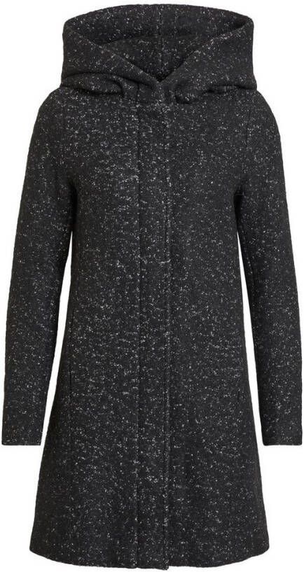 Vila Lange jas wollen capuchon