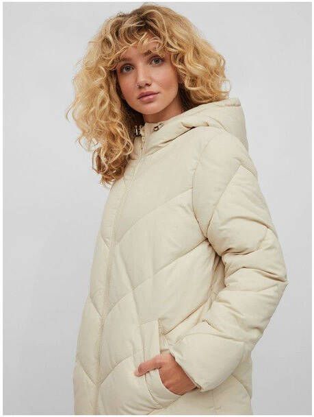 Vila Lange jas gewatteerde capuchon