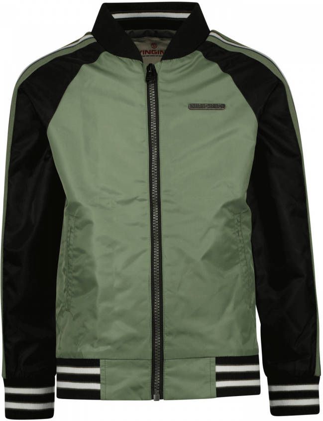 Vingino bomberjack zomer Tekimo licht armygroen/zwart
