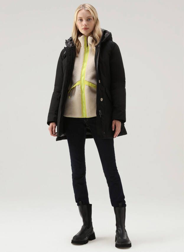 Woolrich Arctic gewatteerde parka met donsvulling en klepzakken