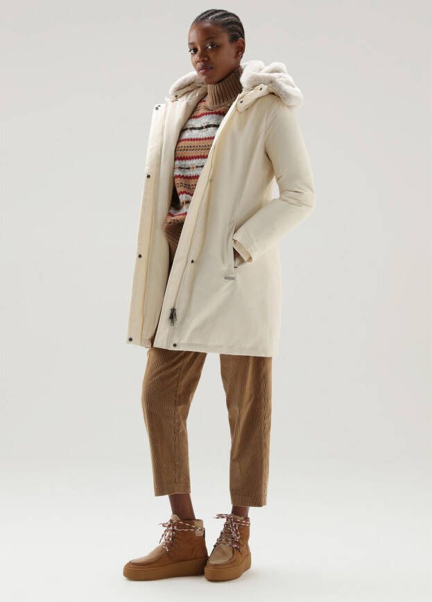 Dante 6 Daliz puffer jack van leer met ceintuur