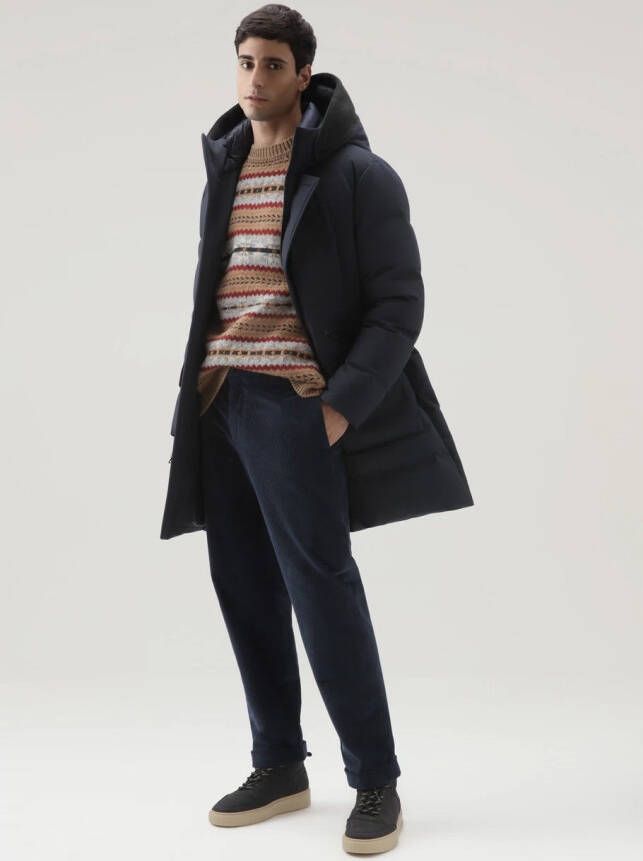 Woolrich Parka Jassen Blauw Dames