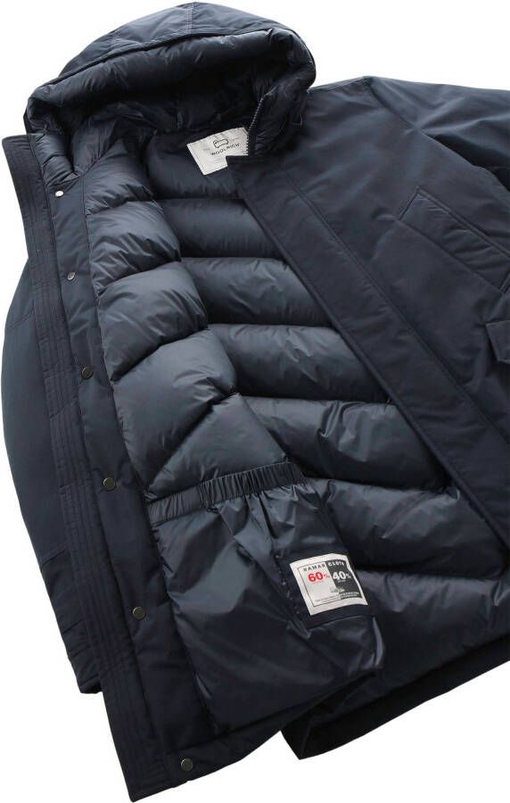 Woolrich Blauwe winterjassen , Blauw, Heren