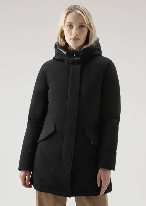 Woolrich Luxury Arctic Black Parka , Zwart, Dames