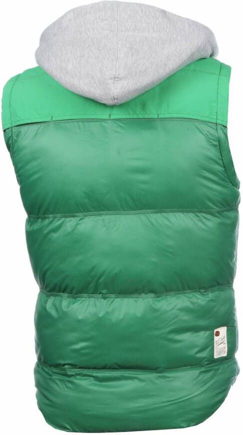 Yole Bodywarmer groen met capuchon