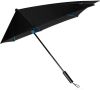 Impliva STORMaxi Aerodynamische Stormparaplu Special Edition zwart/blauw(Storm)Paraplu online kopen