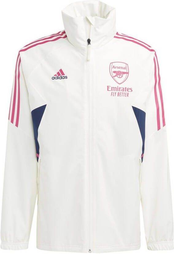 adidas Arsenal Regenjas Condivo 22 Wit/Navy/Roze