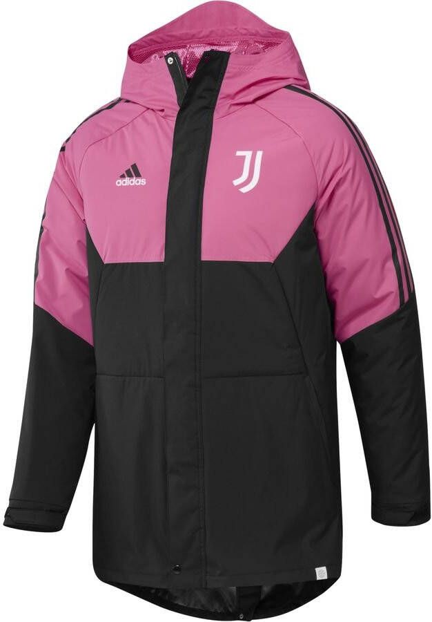 adidas Juventus Winterjas Condivo 22 Stadion Parka Roze/Zwart