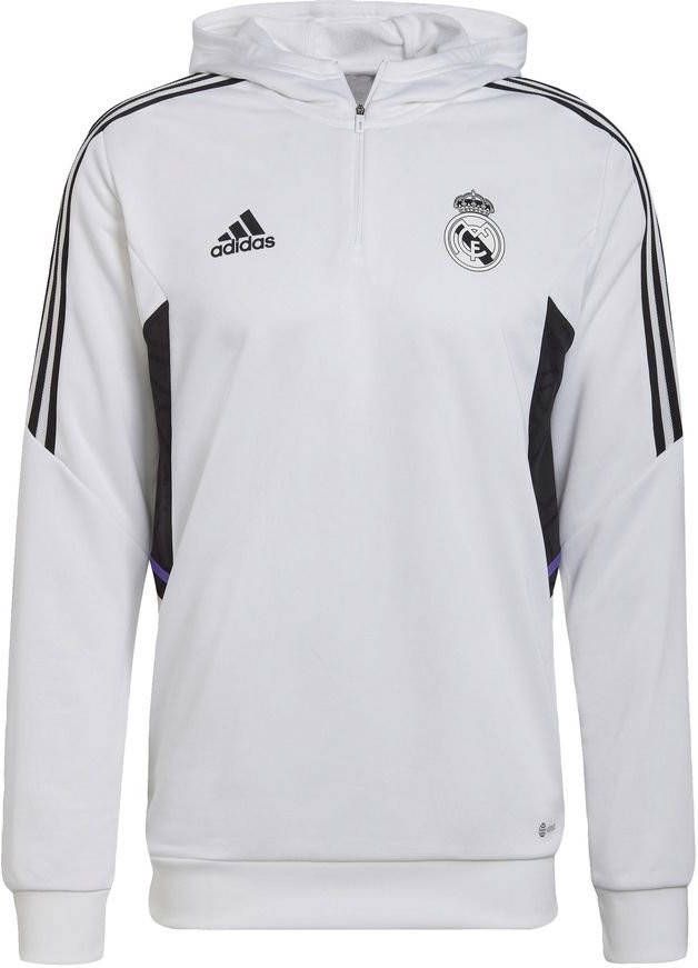 Adidas real madrid tiro 22 voetbaltrui 22/23 wit/zwart heren